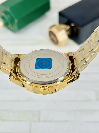 Bestwin Premium Men’s Watch – Diamond Cut Design with Working Day & Date